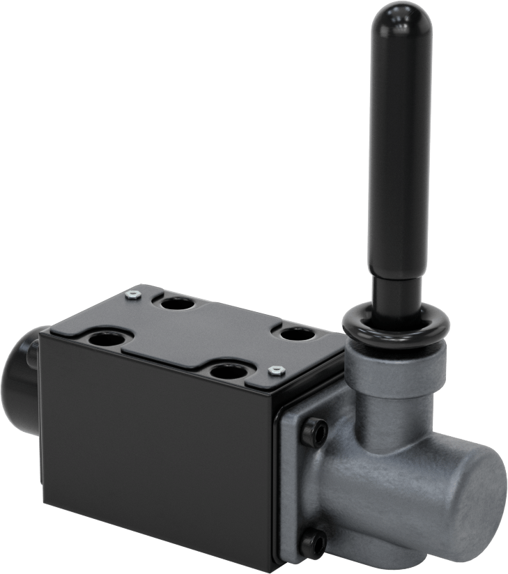 Yön Kontrol Blok Montajlı Hidrolik Valf, Toggle ile Çalıştırılan, Açık-Kapalı, D03 NFPA Montajı