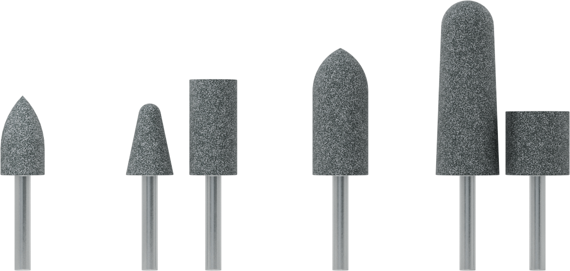 Metaller için Taşlama Ucu, 1/4" Şaft Çapı, 18 Parça Set