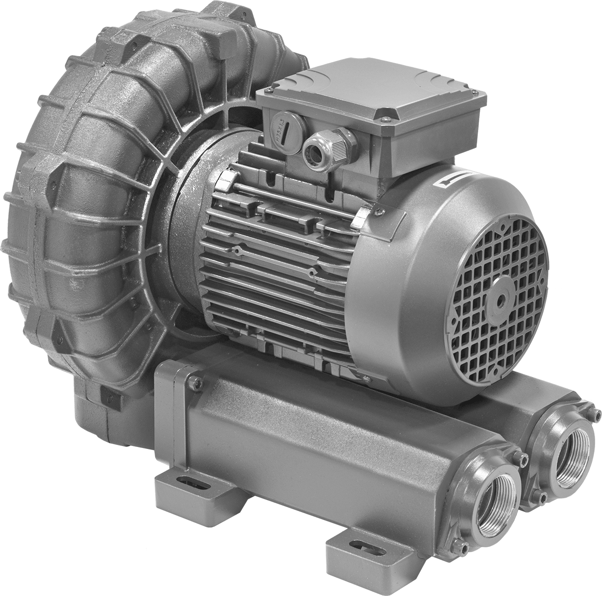 Yüksek Akışlı Düşük Basınçlı Sıkıştırılmış Hava Üfleyici, İki Aşamalı, Üç Fazlı, 81 CFM @ 0 PSI