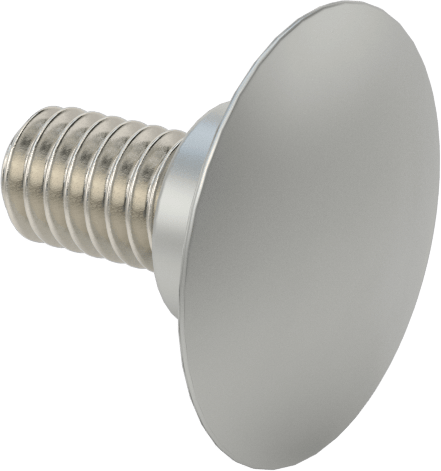 Düşük Profilli Tam Dişli Ayırıcı Kapak, 5/16“-18 x 3/4” Uzunlukta Ayar Vidası, 1" Dış Çaplı Standoff için