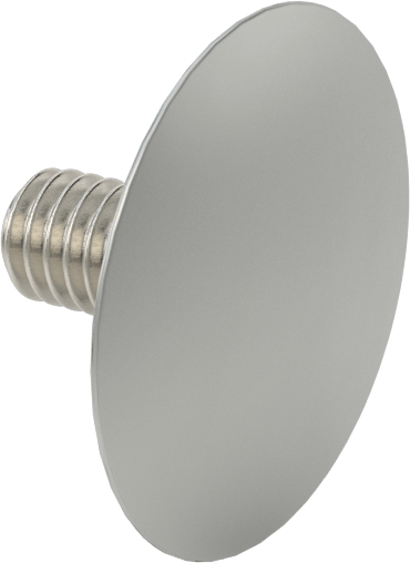 Düşük Profilli Tam Dişli Ayırıcı Kapak, 5/16“-18 x 5/8” Uzunlukta Ayar Vidası, 1-1/4" dış çaplı ara parçası için