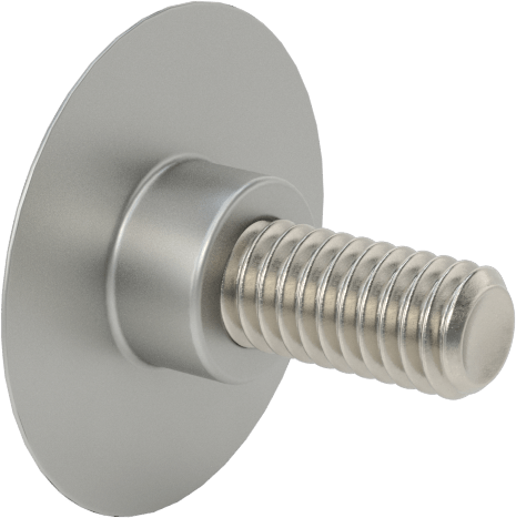 Düşük Profilli Tam Dişli Ayırıcı Kapak, 5/16“-18 x 7/8” Uzun Ayar Vidası, 1-1/4" dış çaplı ara parçası için