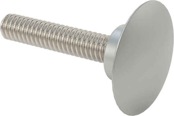 Düşük Profilli Tam Dişli Ayırıcı Kapak, 1/4“-20 x 1-1/2” Uzun Ayar Vidası, 1" Dış Çaplı Standoff için