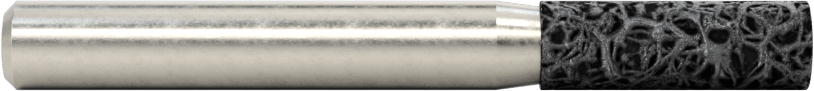 Paslanmaz Çelik için Taşlama Ucu, 1/4" Şaft Çapı, 1/4“ Çap x 3/4” Uzunlukta Başlık, 30 Kum