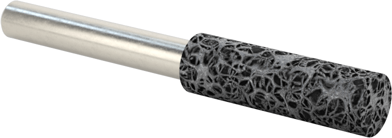 Paslanmaz Çelik için Taşlama Ucu, 1/4" Şaft Çapı, 3/8“ Çap x 1-1/4” Uzunlukta Baş, 36 Kum