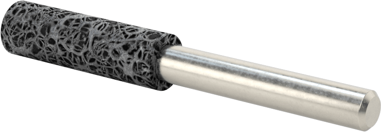 Paslanmaz Çelik için Taşlama Ucu, 1/4" Şaft Çapı, 3/8“ Çap x 1-1/4” Uzunlukta Baş, 36 Kum