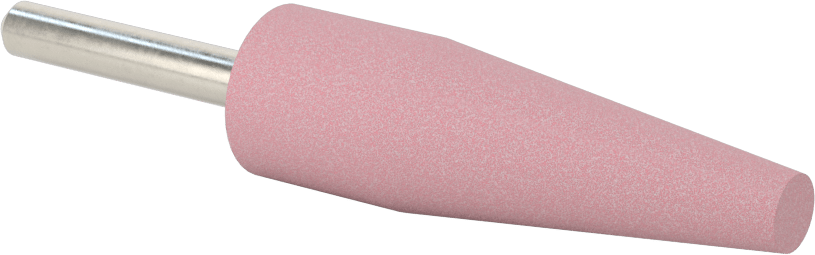 Paslanmaz Çelik için Taşlama Ucu, 1/4" Şaft Çapı, 3/4“ Çap x 2-1/2” Uzunlukta Başlık, 60 Kum