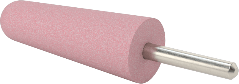 Paslanmaz Çelik için Taşlama Ucu, 1/4" Şaft Çapı, 1 inç Çap x 2-3/4 inç Uzunlukta Baş, 60 Kum