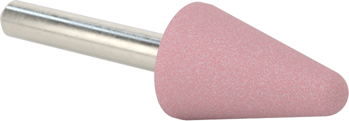 Paslanmaz Çelik için Taşlama Ucu, 1/4" Şaft Çapı, 3/4“ Çap x 1-1/8” Uzunlukta Başlık, 60 Kum