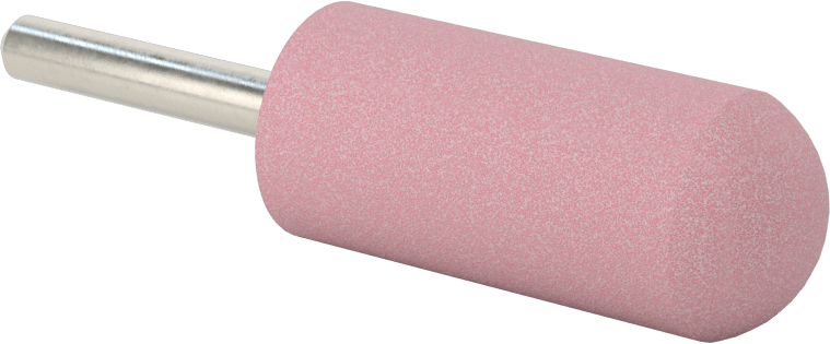 Paslanmaz Çelik için Taşlama Ucu, 1/4" Şaft Çapı, 7/8“ Çap x 2” Uzunlukta Başlık, 60 Kum