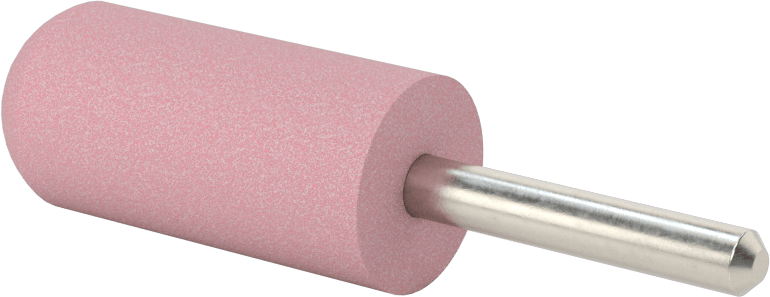 Paslanmaz Çelik için Taşlama Ucu, 1/4" Şaft Çapı, 7/8“ Çap x 2” Uzunlukta Başlık, 60 Kum