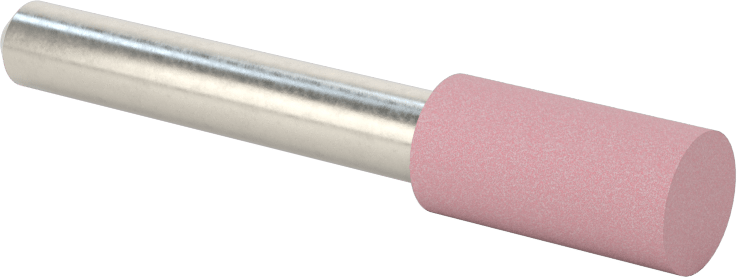 Paslanmaz Çelik için Taşlama Ucu, 1/4" Şaft Çapı, 3/8“ Çap x 3/4” Uzunluk Başlık, 60 Kum