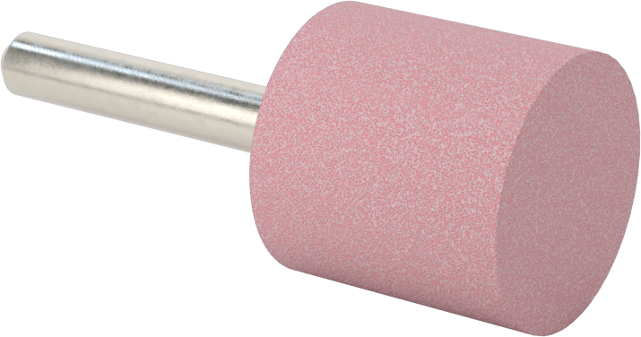 Paslanmaz Çelik için Taşlama Ucu, 1/4" Şaft Çapı, 1“ Çap x 1” Uzunlukta Başlık, W220 Şekil No.