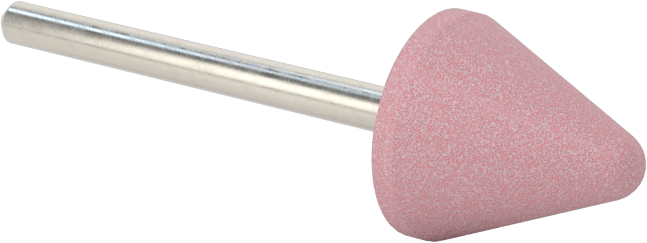 Paslanmaz Çelik için Taşlama Ucu, 1/8" Şaft Çapı, 5/8“ Çap x 5/8” Uzunluk Başlık, 80 Kum