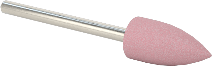 Paslanmaz Çelik için Taşlama Ucu, 1/8" Şaft Çapı, 3/8“ Çap x 3/4” Uzunluk Başlık, 80 Kum