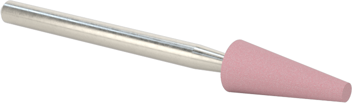 Paslanmaz Çelik için Taşlama Ucu, 1/8" Şaft Çapı, 1/4“ Çap x 5/8” Uzunlukta Başlık, 100 Kum
