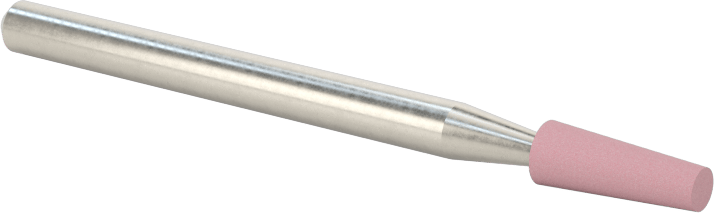 Paslanmaz Çelik için Taşlama Ucu, 1/8" Şaft Çapı, 1/8“ Çap x 3/8” Uzunlukta Başlık, 120 Kum