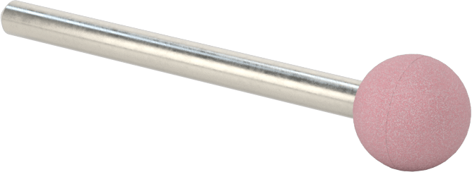 Paslanmaz Çelik için Taşlama Ucu, 1/8" Şaft Çapı, 3/8" Top Başlık, 80 Kum