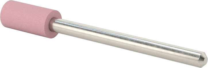 Paslanmaz Çelik için Taşlama Ucu, 1/8" Şaft Çapı, 1/4“ Çap x 1/2” Uzun Baş, 100 Kum