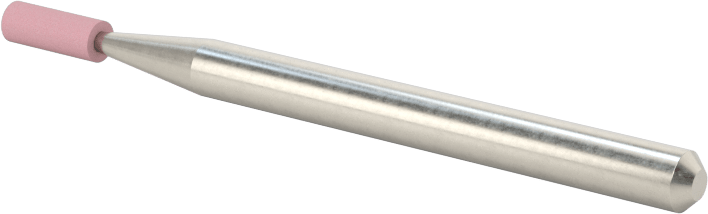 Paslanmaz Çelik için Taşlama Ucu, 1/8" Şaft Çapı, 3/32“ Çap x 1/4” Uzun Baş, 120 Kum