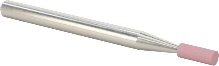 Paslanmaz Çelik için Taşlama Ucu, 1/8" Şaft Çapı, 3/32“ Çap x 1/4” Uzun Baş, 120 Kum