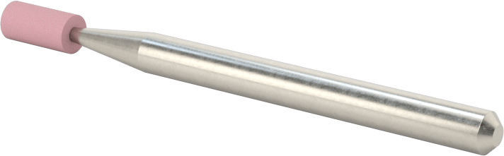 Paslanmaz Çelik için Taşlama Ucu, 1/8" Şaft Çapı, 1/8“ Çap x 1/4” Uzunluklu Başlık, 120 Kum