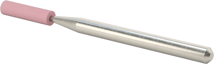 Paslanmaz Çelik için Taşlama Ucu, 1/8" Şaft Çapı, 1/8“ Çap x 1/2” Uzun Baş, 120 Kum