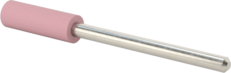 Paslanmaz Çelik için Taşlama Ucu, 1/8" Şaft Çapı, 1/4“ Çap x 3/4” Uzunlukta Başlık, 80 Kum