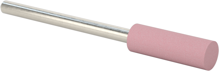 Paslanmaz Çelik için Taşlama Ucu, 1/8" Şaft Çapı, 1/4“ Çap x 3/4” Uzunlukta Başlık, 80 Kum