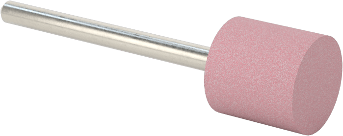 Paslanmaz Çelik için Taşlama Ucu, 1/8" Şaft Çapı, 1/2“ Çap x 1/2” Uzunluk Başlık, 80 Kum