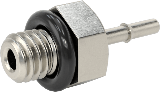 Paslanmaz Çelik Yüksek Basınçlı Dikenli Boru Bağlantı Parçası, Hava ve Su için, Adaptör, 1mm ID, M3x0,5 mm Erkek Dişli