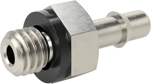 Paslanmaz Çelik Yüksek Basınçlı Dikenli Boru Bağlantı Parçası, Hava ve Su için, Adaptör, 2mm ID, M3x0,5 mm Erkek Dişli