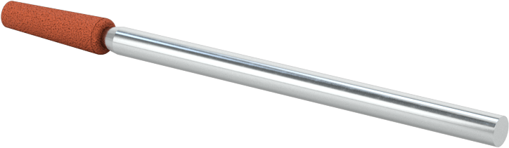 Metaller için Minyatür Taşlama Ucu, 1/8" Baş Çapı, 13/32" Başlık Uzunluğu, 120 Kum