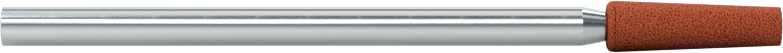 Metaller için Minyatür Taşlama Ucu, 1/8" Baş Çapı, 13/32" Başlık Uzunluğu, 120 Kum