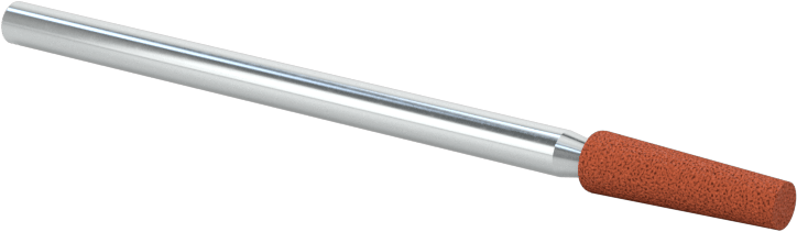 Metaller için Minyatür Taşlama Ucu, 1/8" Baş Çapı, 13/32" Başlık Uzunluğu, 120 Kum