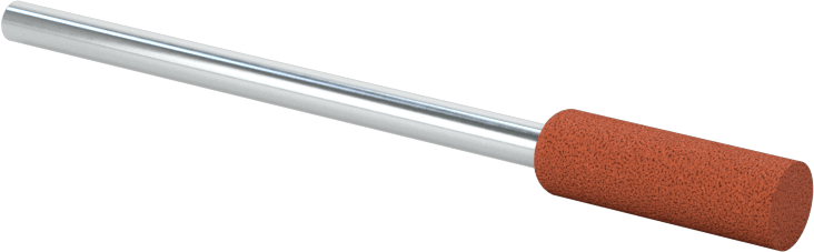 Metaller için Minyatür Taşlama Ucu, 3/16" Baş Çapı, 17/32 inç Baş Uzunluğu, 80 Kum