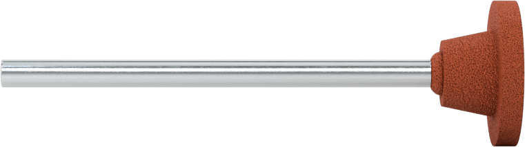 Metaller için Minyatür Taşlama Ucu, 1/2" Baş Çapı, 1/16" Baş Uzunluğu, 80 Kum