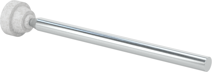 Metaller için Minyatür Taşlama Ucu, 1/4“ Çap ve 5/64” Uzunlukta Baş, 400 Kum