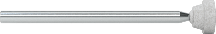 Metaller için Minyatür Taşlama Ucu, 1/4“ Çap ve 5/64” Uzunlukta Baş, 400 Kum