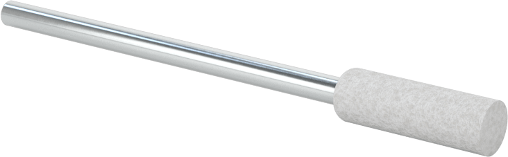 Metaller için Minyatür Taşlama Ucu, 3/16“ Çap ve 17/32” Uzun Başlık, 400 Kum