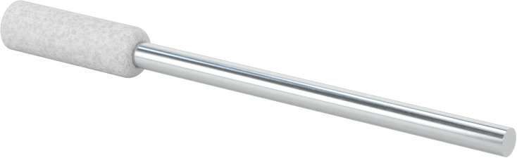 Metaller için Minyatür Taşlama Ucu, 3/16“ Çap ve 17/32” Uzun Başlık, 400 Kum