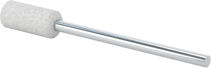 Metaller için Minyatür Taşlama Ucu, 1/4" Baş Çapı, 1/2" Baş Uzunluğu, 400 Kum