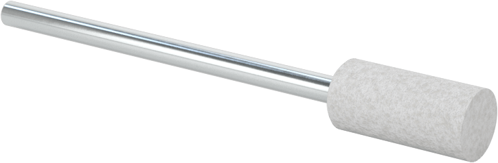 Metaller için Minyatür Taşlama Ucu, 1/4" Baş Çapı, 1/2" Baş Uzunluğu, 400 Kum