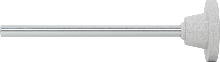 Metaller için Minyatür Taşlama Ucu, 1/2“ Çap ve 1/16” Uzunlukta Başlık, 400 Kum