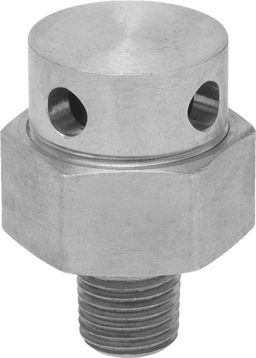 Dişli Basınç Tahliye Diski, Nikel Disk, 100 PSI Patlama Basıncı, 1/4 NPT Erkek