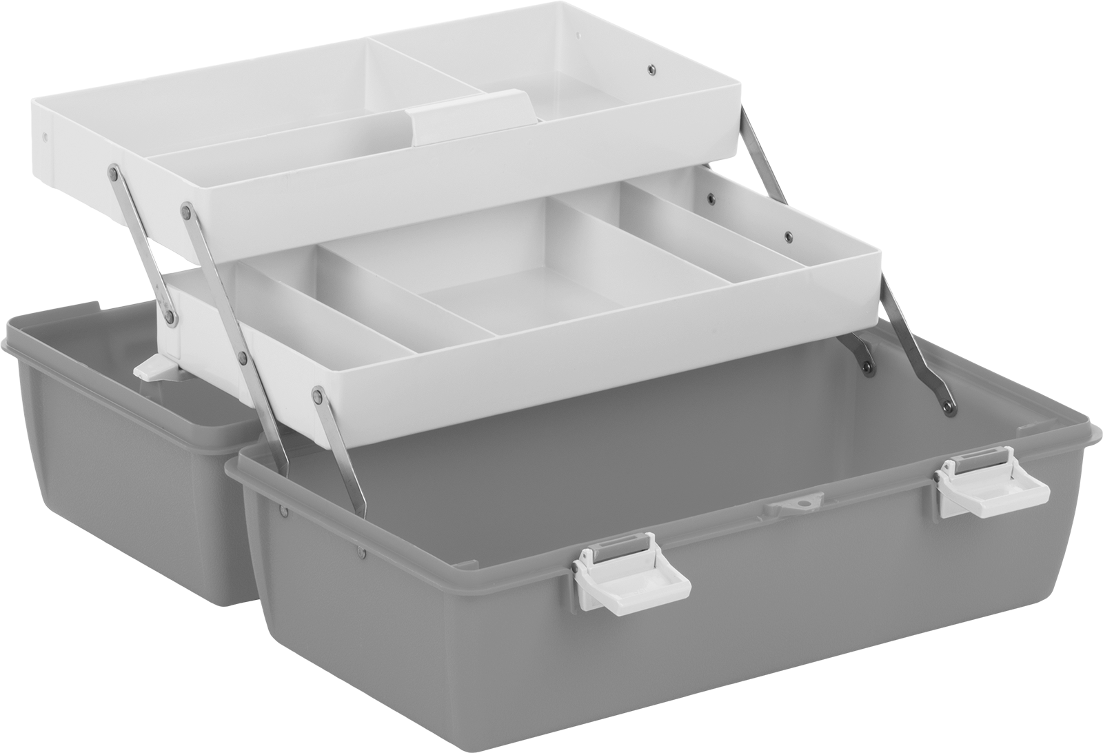 Konsol Tepsili Düzenleyici Kutu, Plastik, 15-1/2“ Genişlik x 6-1/2” Derinlik x 7-3/4" Yükseklik