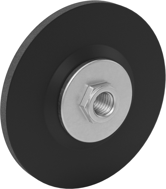 Açı Taşlama Diski - Yumuşak Metallerde Kullanım, Dişli Mil Deliği, 4-1/2" Çap, 1/4" Kalınlık