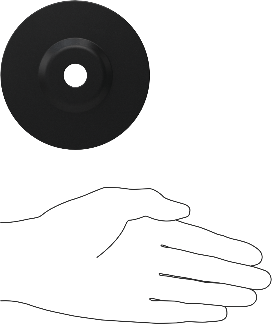 Açı Taşlama Diski - Yumuşak Metallerde Kullanım, Dişsiz Mil Deliği, 4" Çap