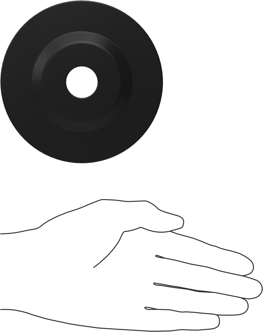 Açı Taşlama Diski - Yumuşak Metallerde Kullanım, Dişsiz Mil Deliği, 4-1/2" Çap, 1/4" Kalınlık