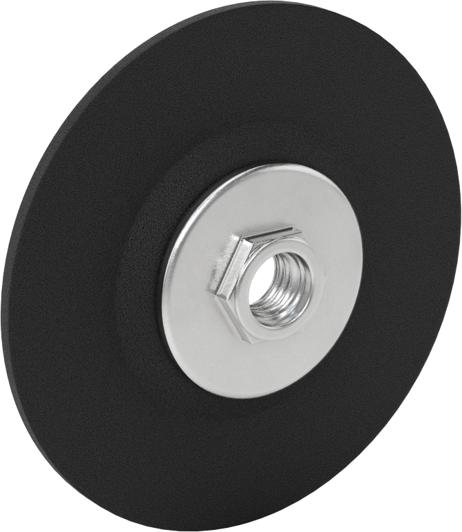 Açı Taşlama Diski - Yumuşak Metallerde Kullanım, Dişli Mil Deliği, 4-1/2" Çap, 1/8" Kalınlık